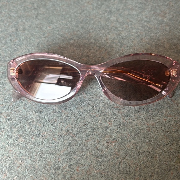 JUST PEACHY PRADA UNISEX SEXY Sunglasses Are 517$ my price $129 - Picture 10 of 14